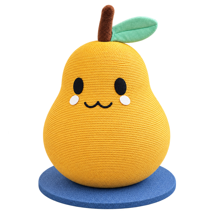 にこにこ洋なし ポール型キャットスクラッチャー